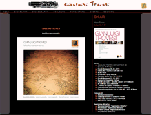 Tablet Screenshot of gianluigitrovesi.com